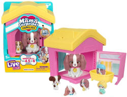 Moose Little Live Pets - Mama Surprise - Mama háza - Spániel család (LLP26703)
