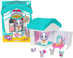 Moose Little Live Pets - Mama Surprise - Mama háza - Francia bulldog család (LLP26703)