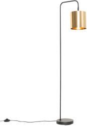 QAZQA Modern állólámpa fekete arannyal - Lofty (105420)