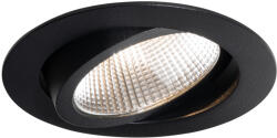 QAZQA Beépíthető spotlámpa fekete 9, 5 cm LED-del 1300lm szabályozható IP65 - Gaius (108262)