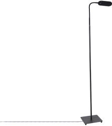 QAZQA Állólámpa fekete, beépített LED-del, 5 fokozatú fényerő-szabályozás Kelvinben - Botot (102614)