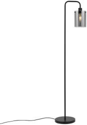 QAZQA Design állólámpa fekete füstüveggel - Domo (109093)