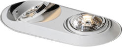 QAZQA Kerek beépíthető spotlámpa fehér GU10 70 mm 2-fényes - Hubs (108299)