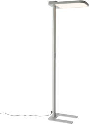 QAZQA Professional Nappali fényű állólámpa szürke, szögletes, LED-del és dimmerrel - Guzo (108268)