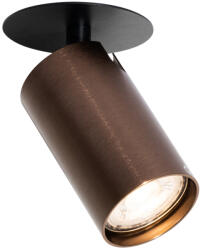 QAZQA Modern beépíthető spotlámpa sötét bronz GU10 50 mm - Chels (108296)