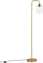 QAZQA Design állólámpa bronz színben, átlátszó üveggel - Domo (109105)