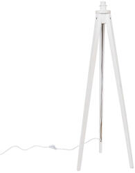 QAZQA Rusztikus állólámpa állvány fehér - Tripod Classic (103480)