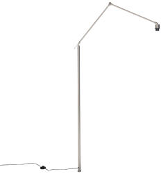 QAZQA Állólámpa kar acél - Editor (104325)