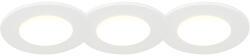 QAZQA 3 db beépített spotlámpa készlet fehér LED-del 3000K 4W IP65 - Blanca (97436)