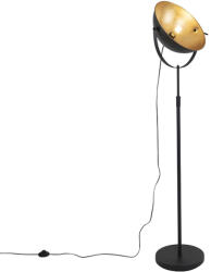 QAZQA Állólámpa fekete arannyal 35 cm állítható - Magnax (102508)