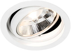 QAZQA Okos, kerek, süllyesztett spotlámpa, fehér, állítható, Wifi GU10 111mm - Chuck 111 (110052)