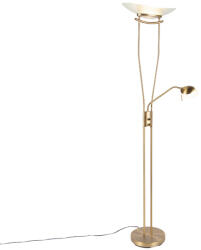 QAZQA Modern állólámpa bronz, LED-del és dimmerrel - Lexus (93514)