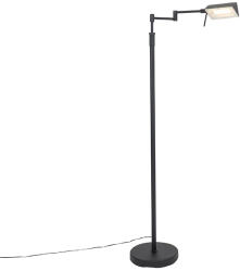 QAZQA Design állólámpa fekete, beépített LED-del és érintőképernyős fényerő-szabályzóval - Notia (102521)