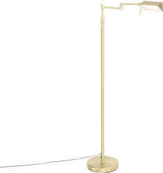 QAZQA Állólámpa sárgarézzel, LED-del és érintős dimmerrel - Notia (102523)