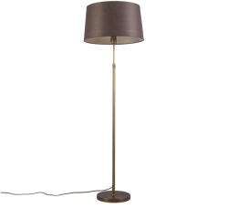 QAZQA Állólámpa bronz barna árnyékolóval 45 cm állítható - Parte (93203)