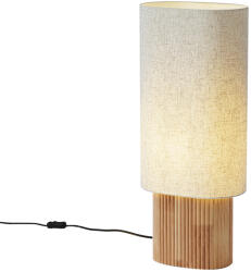 QAZQA Japandi állólámpa fa lenvászon lámpabúrával 70cm - Lamel (109458)