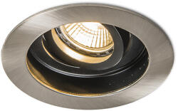 QAZQA Okos, modern, süllyesztett spotlámpa acél fekete színben, WiFi GU10-zel - Rondoo (104723)