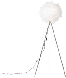 QAZQA Okos romantikus állólámpa fehér, Wi-Fi-vel, A60 - Feather (106213)