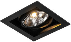 QAZQA Modern beépített reflektor fekete 18 cm állítható - Artemis 111 (102845)