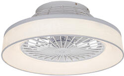 QAZQA Fehér mennyezeti ventilátor csillag effektussal 47 cm LED-del, fényerőszabályzóval és távirányítóval - Emily (105368)