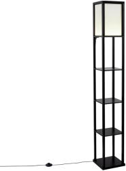 QAZQA Dizájner állólámpa fekete-fehér, LED-del - Nea (106160)