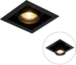 QAZQA Modern beépíthető spotlámpa fekete állítható - Roof (102840)