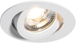 QAZQA Beépíthető spotlámpa fehér, dönthető, 8, 2 cm, beépített dimmelhető LED, IP54 védettségű, ultraf vékony - Pupil (108289)