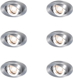 QAZQA 6 darabos modern dönthető süllyesztett spotlámpa készlet - Club (109823)