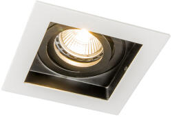 QAZQA Okos süllyesztett spotlámpa fehér, WiFi-vel, GU10, állítható - Carree (104614)