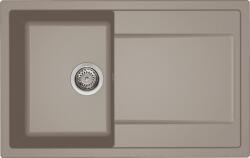 Elleci LIFE 300 G43, 790x500 mm, medence mélység 180mm, tartozék: Helytakarékos szifon, szűrőkosár (LG230043)