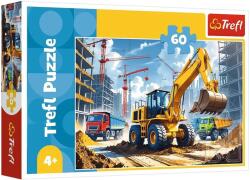 Trefl Kotró-rakodó traktor 60 db-os (17406)