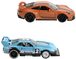 Mattel Hot Wheels - Set 2 masinute Pull Back Gt-Scorcher si Porsche 911 GT3 (HPR96)