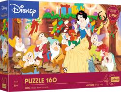 Trefl 40 Éves Jubileum - Disney - Hófehérke és a hét törpe 160 db-os (40057)