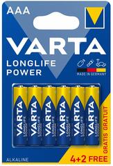 VARTA LONGLIFE POWER mikro/ AAA/ LR03 elem BL4+2