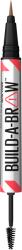 Maybelline Marker de sprancene si gel de fixare 2 in 1 255 Soft Brown Build a Brow, 1.4g, Maybelline - vivantis