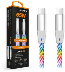 ALIGATOR adatkábel LIGHT 3A, 65W USB-C/USB-C 1, 2m (DATKP62)