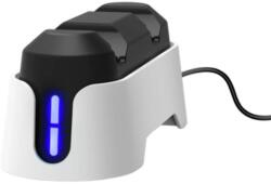 Trust töltőállomás GXT 228, 2 PS5 vezérlőhöz, fehér színű (25597)