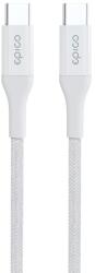 EPICO fonott PD kábel 1.2m USB-C USB-C-re - fehér (9915141100002)