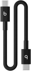 Apple Beats USB-C / USB-C fonott kábel (20cm)- Fekete Bolt (MEQ94EE/A)