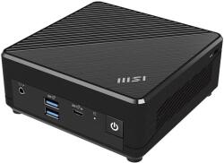 MSI PC Cubi N ADL S-225BEU, N100, nincs RAM, nincs SSD, UHD, Nincs operációs rendszer, Fekete (Cubi N ADL S-225BEU)