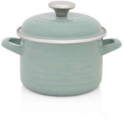 Metalac Oala cu capac Standard Metalacemail, 16cm, 2l, Verde pastel (388628)