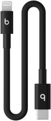 Apple Beats USB-C/Lightning fonott kábel (20cm) - Fekete csavar (MEQM4EE/A)