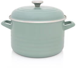 Metalac Oala cu capac Standard Metalacemail, 24cm, 6.75l, Verde pastel (388630)