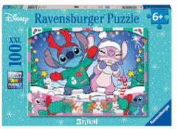 Ravensburger Puzzle 100 db - Stich karácsonya (12004030)