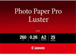 Canon LU-101 Photo Paper Pro Luster, LU-101, fotópapír, fényes, 6211B026, fehér, A2, 16.54x23.39", 260 g/m2, 25 db, tintasugaras, tintasugaras
