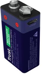 Trust Usb-c újratölthető Akkumulátor - 9v (25745)