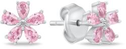 Brilio Silver Csillogó ezüst fülbevaló Virágok EA1034WP