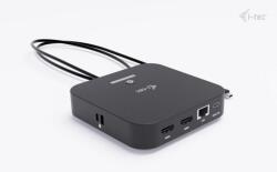 i-tec USB-C Dual HDMI dokkoló állomás, Power Delivery 100W (C31DUALHDMIDOCKPD)
