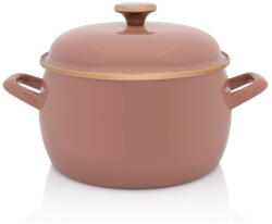 Metalac Oala cu capac Moka Metalacemail, 22cm, 5.4l (388754)