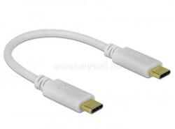 Delock USB Type-C töltő kábel 15 cm PD 100 W E-Markerrel (DL85357) (DL85357)